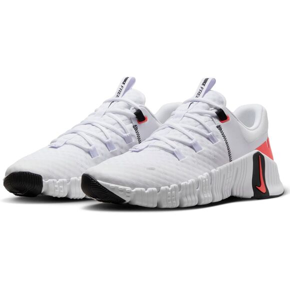 Nike Free Metcon 5. White Bright Crimson. SIZE 9.5 - DV3949-100 - Picture 1 of 8